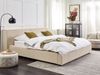Bett mit Lattenrost LINARDS 180 x 200 cm Cord Beige Bild 3