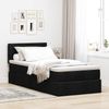 vidaXL Ottomane Bett mit Matratze & LEDs Schwarz 80x200 cm Stoff 3312265 Bild 4
