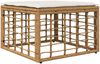 vidaXL Outdoor-Sofagarnitur 5 pcs Natürlich und Cremweiß Polyester 3437680 Bild 5