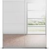 rauch Kleiderschrank, Schwebetürenschrank SUBITO, 2-türig, 2 Spiegeltüren, Grau metallic, 181 x 197 x 61 cm Bild 2