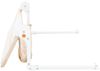 Kikkaboo Bettschutzgitter I am safe 102 cm lang, für Matratzenstärke 12 - 20 cm beige Bild 3