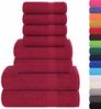 vidaXL 8-tlg. Handtuch-Set FROGN Bordeaux 360 g/m² 137064 Bild 2