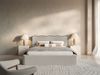 Selsey 'Duney' Polsterbett mit Bettkasten, Velours, beige, 160x200 Bild 2