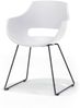 4er Set Schalenstuhl Rockville II - Grau / Schwarz Bild 3