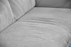 KAWOLA Sofa QUENYA Ecksofa Cord hellgrau / Velvet anthrazit Recamiere links 88 x 184 x 294 cm Bild 5