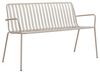Tikamoon Garten-Essgruppe Gaby Gartenbank Cream aus Metall, 2-Sitzer Bild 3