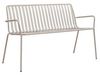 Tikamoon Garten-Essgruppe Gaby Gartenbank Cream aus Metall, 2-Sitzer Bild 5
