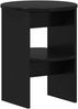 vidaXL Seitenschrank 2 pcs Schwarz Ø40 x 50 cm Holzwerkstoff 899819 Bild 5