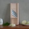 Hofmeister Gemüsehobel Profi-Krauthobel Buchenholz 60 cm Edelstahlklingen, Buchenholz Bild 2