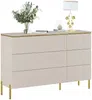 Vente-unique - VUKIA Kommode Holz, Platte Beige - B 39,6 cm x H 91 cm x L 137,6 cm Bild 3