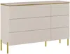 Vente-unique - VUKIA Kommode Holz, Platte Beige - B 39,6 cm x H 91 cm x L 137,6 cm Bild 2