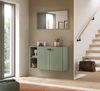 Garderobenkombination (B/H/T: 106x192x37 cm) in Smoke Green Nachbildung Bild 5
