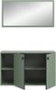Garderobenkombination (B/H/T: 106x192x37 cm) in Smoke Green Nachbildung Bild 3