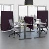 Rheinland Möbel FocusWall STWR1014 – Akustik-Stellwand 1000×1400 mm in Stofffarbe Tarot inkl. Rollen – Mobile Schreibtisch-Trennwand für Büro & Homeoffice – Schallschutz – Made in Germany Bild 3