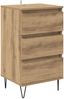 vidaXL Sideboard Artisan-Eiche 40 x 35 x 70 cm Verbundholz und Eisen 881706 Bild 2