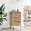 vidaXL Sideboard Artisan-Eiche 40 x 35 x 70 cm Verbundholz und Eisen 881706 Bild 4