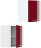 Eckhängeschrank R-Line Rot Hochglanz 57 cm Vicco Bild 5