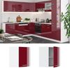 Eckhängeschrank R-Line Rot Hochglanz 57 cm Vicco Bild 2