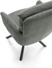 Armlehnstuhl >Solveig< (2er-Set) in grau/schwarz - 60x93x67 (BxHxT) Bild 4
