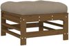 vidaXL Gartenhocker mit Kissen Honigbraun Massivholz Kiefer 825670 Bild 5