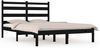 vidaXL Massivholzbett Schwarz Kiefer 200x200 cm [3103672] Bild 2