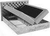 AX LIVING Boxspringbett 180x200 mit Bettkasten Clavio in Schwarz Bild 4