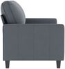vidaXL 2-Sitzer-Sofa Dunkelgrau 140 cm Samt 359200 Bild 4
