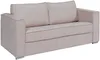 Vente-unique - LORETO Sofa Stoff Schokoladenbraun - B 223 cm95 cm x H 90 cm x L 215 cm Bild 2