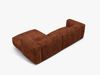 Micadoni Ecksofa Martina 2-Sitzer Rechts Kord Ziegel Bild 4