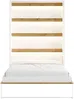 Vente-unique - RAPILI Bett Holz, Platte BeigeWeiß - B 50 cm239,2 cm x H 225,2 cm x L 159 cm Bild 4