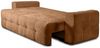 Schlafsofa Designersofa Sofa 3-Sitzer ARIELLE in Stoff Perfect Harmony Hellbraun Bild 4