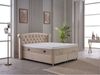 Bett Mello / Marven, Stoff, Beige, 214 x 124 x 217 cm Bild 5