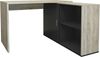 FMD Möbel - VALLEY - Schreibtisch - melaminharzbeschichtete Spanplatte - Eiche Nb / schwarz Perl - 118 x 75 x 124,5cm Bild 3