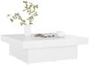 vidaXL Couchtisch Hochglanz-Weiß 90x90x28 cm Holzwerkstoff 806918 Bild 3