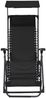 vidaXL Liegestuhl Klappbar Textilene Schwarz 312467 Bild 2