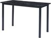 Esstisch Tammela für 4 Personen 120x60 cm Marmor-Optik, schwarz [en. casa] Bild 2
