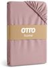 OTTO home Spannbettlaken BLACKBERRY in BASIC und PREMIUM Qualität, 100% Baumwolle, Jersey (160 g/m), Gummizug: rundum, (1 Stück), für hohe Matratzen bis 28 cm, Bettlaken, Spannbetttuch, pflegeleicht Bild 3