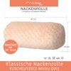 Dr. Berger Nackenrolle Minky Sandbeige 40 x 16 cm Bild 2
