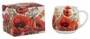 DUO FLOWER CLASSIC Fassbecher 430 ml POPPIES New Bone China Porzellan Bild 4