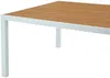 Vente-unique - MACILA Garden dining set Metall Weiß - B 140 cm x H 74 cm x L 140 cm Bild 5