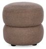 Hocker Gabby aus Boucle-Stoff, Braun, 41 x 41 x 39 cm Bild 4