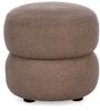 Hocker Gabby aus Boucle-Stoff, Braun, 41 x 41 x 39 cm Bild 3