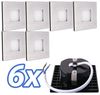Maxkomfort LED Wandstrahler 6103, LED fest integriert, Warmweiß, 3000K, Treppenbeleuchtung Bild 4