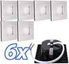 Maxkomfort LED Wandstrahler 6103, LED fest integriert, Warmweiß, 3000K, Treppenbeleuchtung Bild 5