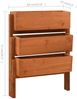 vidaXL Pflanzkübel Klappbar Orange 60x14x75 cm Massivholz Tanne 314840 Bild 5