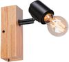 Paulmann 66770 Spotlight Arvid 1-flammig E27 230V max. 20W Schwarz Holz Bild 4
