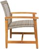 vidaXL Gartenstühle 2 Stk. Grau Poly Rattan und Akazienholz 367596 Bild 5