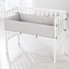 roba Beistellbett 'roba Style' grau - Matratze - Nestchen - Barriere - für alle Elternbetthöhen - Weiß Bild 4