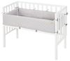 roba Beistellbett 'roba Style' grau - Matratze - Nestchen - Barriere - für alle Elternbetthöhen - Weiß Bild 3