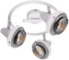LED Deckenleuchte, Chrom, weiß, Spots verstellbar, 25 cm Bild 1